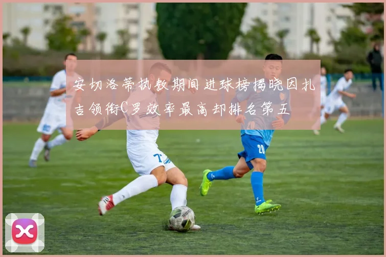 安切洛蒂执教期间进球榜揭晓因扎吉领衔C罗效率最高却排名第五